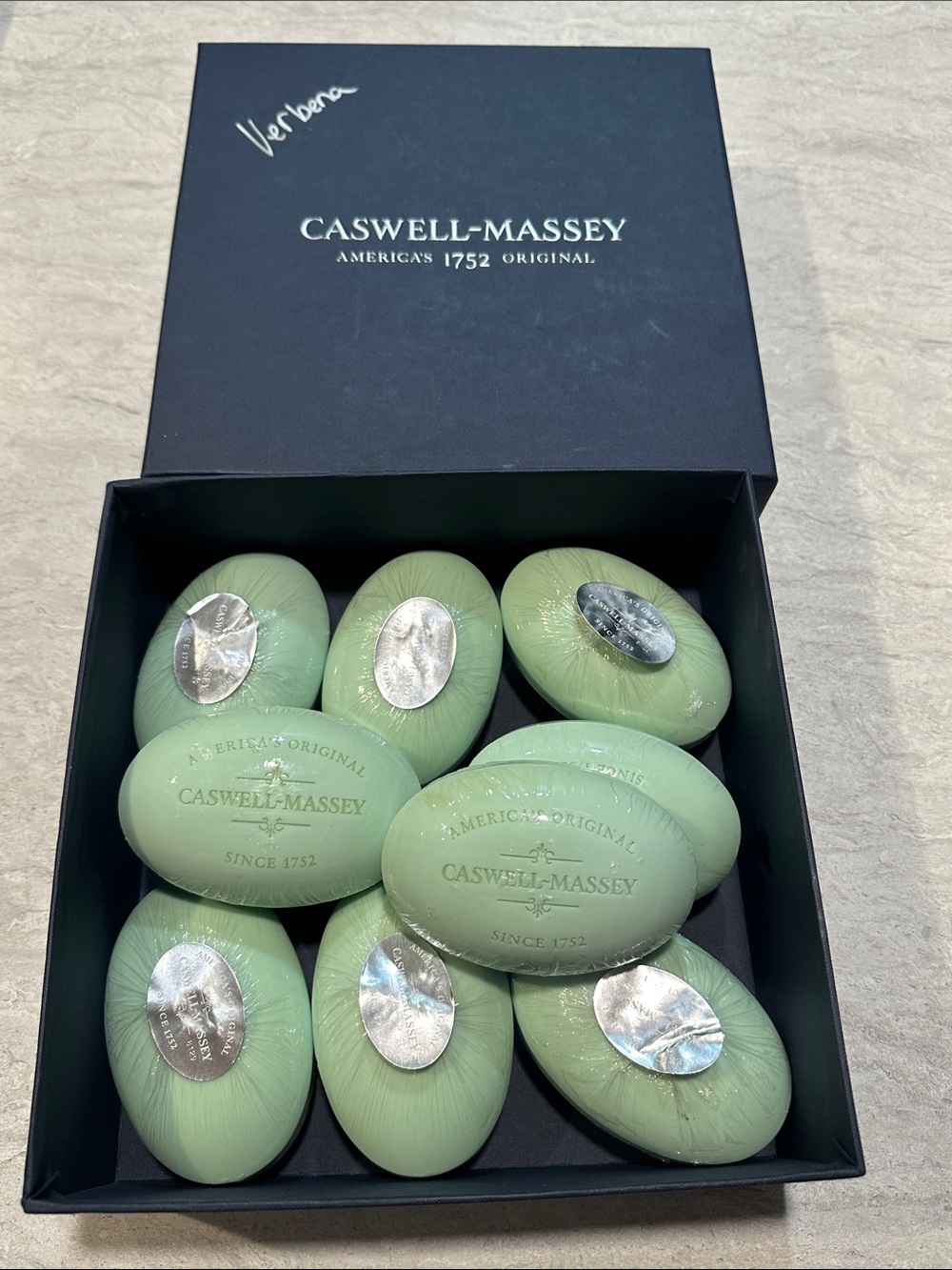 Verbena Luxury Hand Soap Bars - Green